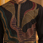 Black Japanese Embroidered Designer Kurta ( 65KO 5546Black )