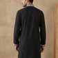 Imported Japanese Embroidered Kurta ( 65KO 5547Black )