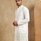 Imported Japanese Embroidered Kurta ( 65KO 5547White )