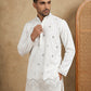 Imported Japanese Embroidered Kurta ( 65KO 5547White )