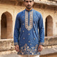Cotton Blend Floral Embroidered Kurta
