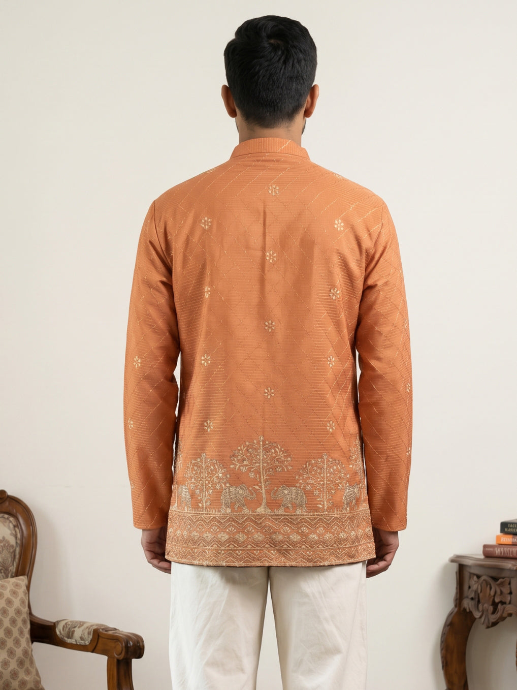 Premium Printed & Thread Work Kurta