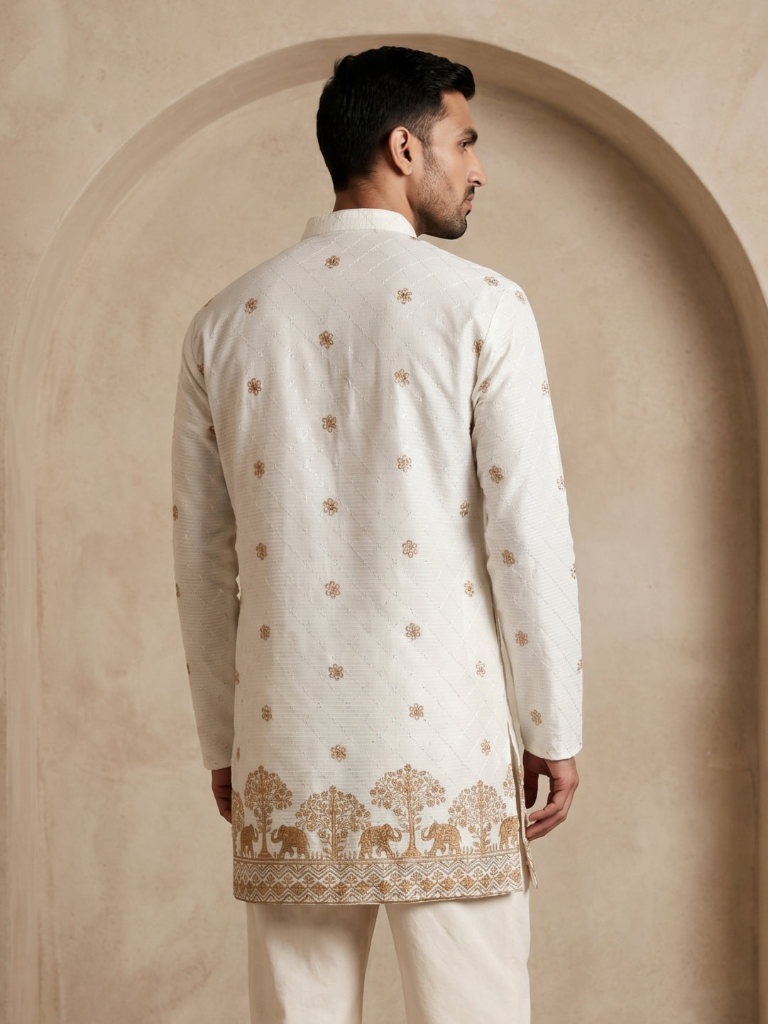 Premium Printed & Thread Work Kurta