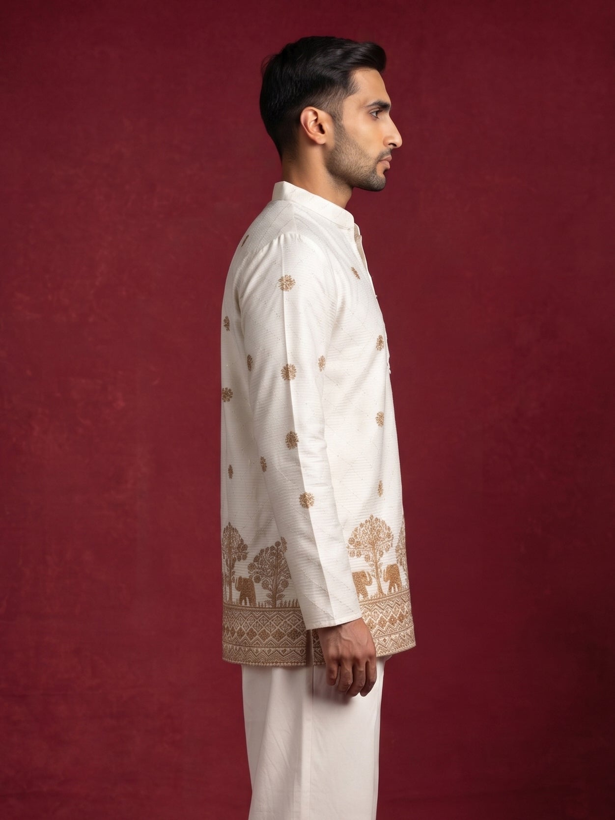 Premium Printed & Thread Work Kurta