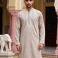 Men's Silk Blend Embroidered Kurta