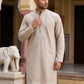 Men's Silk Blend Embroidered Kurta