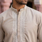 Men's Silk Blend Embroidered Kurta