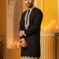 Men's Silk Blend Embroidered Kurta