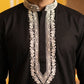 Men's Silk Blend Embroidered Kurta