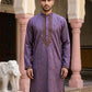 Men's Cotton Blend Embroidered Kurta