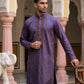 Men's Cotton Blend Embroidered Kurta