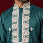 Men's Embroidered Silk Blend Kurtas