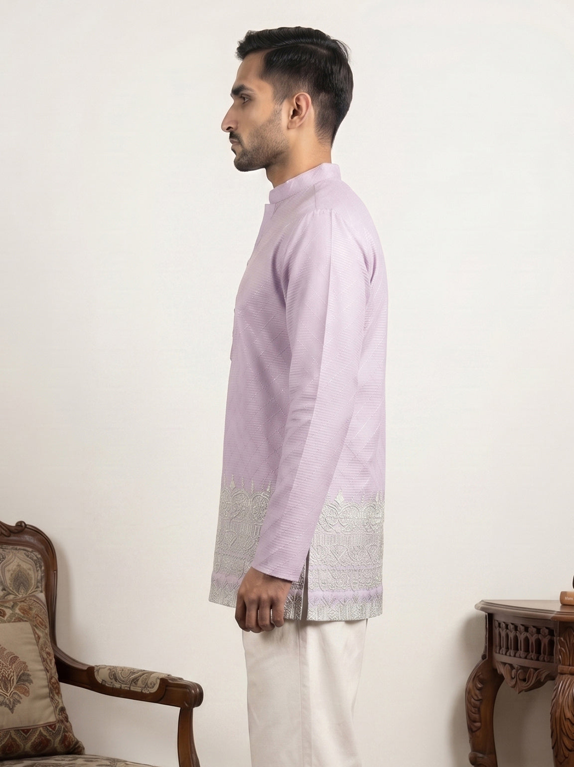 Men's Ethnic Printed & Thread Work Kurtas