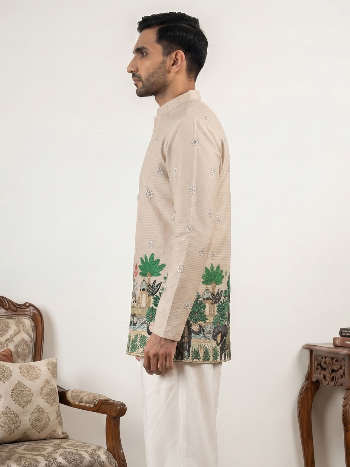 Premium Cotton Blend Printed Ethnic Kurtas