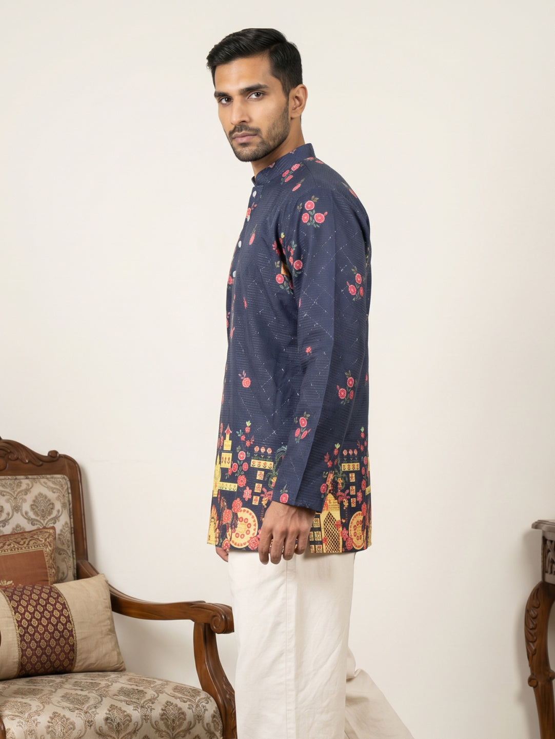 Premium Cotton Blend Printed Ethnic Kurtas