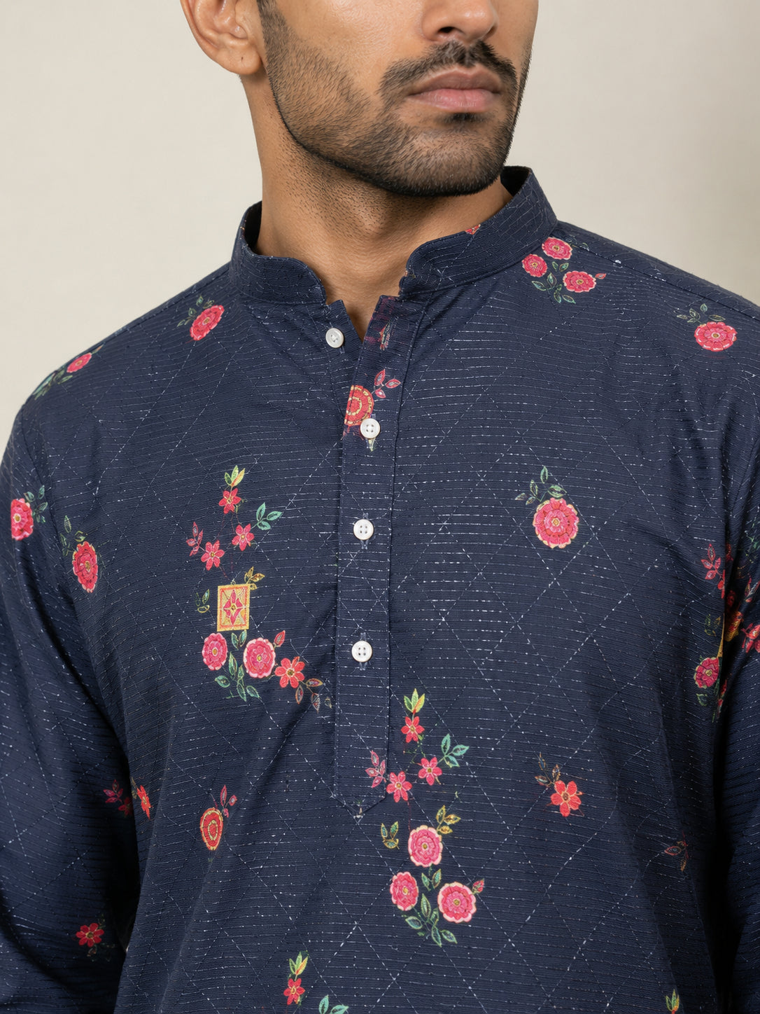 Premium Cotton Blend Printed Ethnic Kurtas