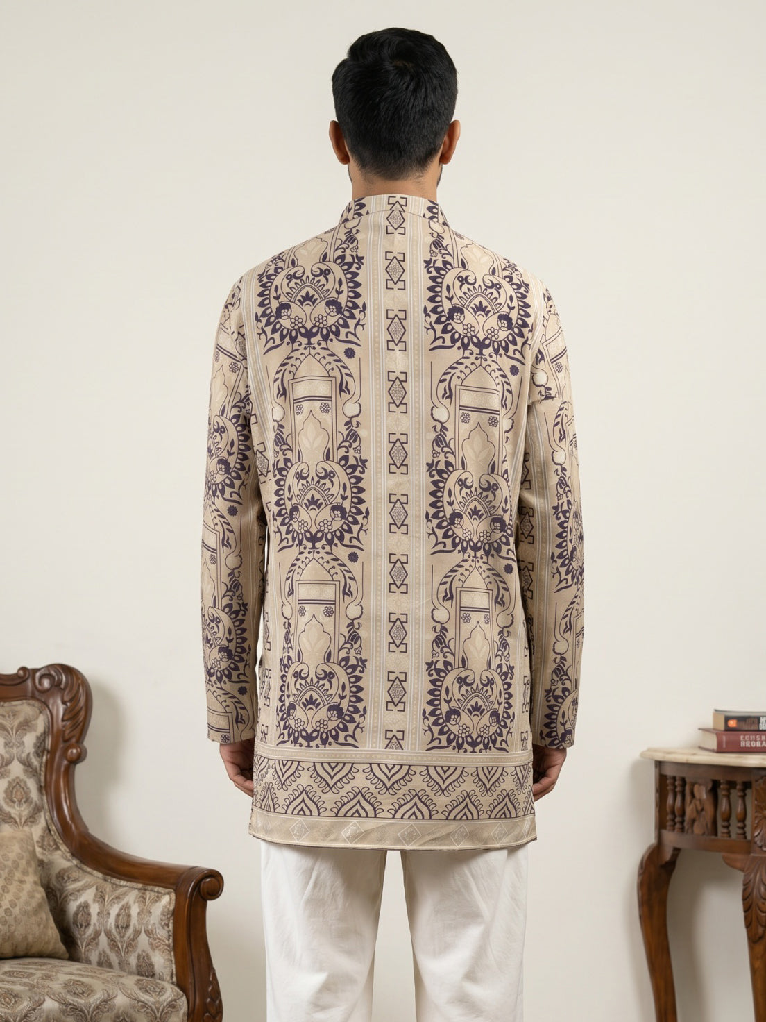 Cotton Blend Ethnic Printed Kurtas