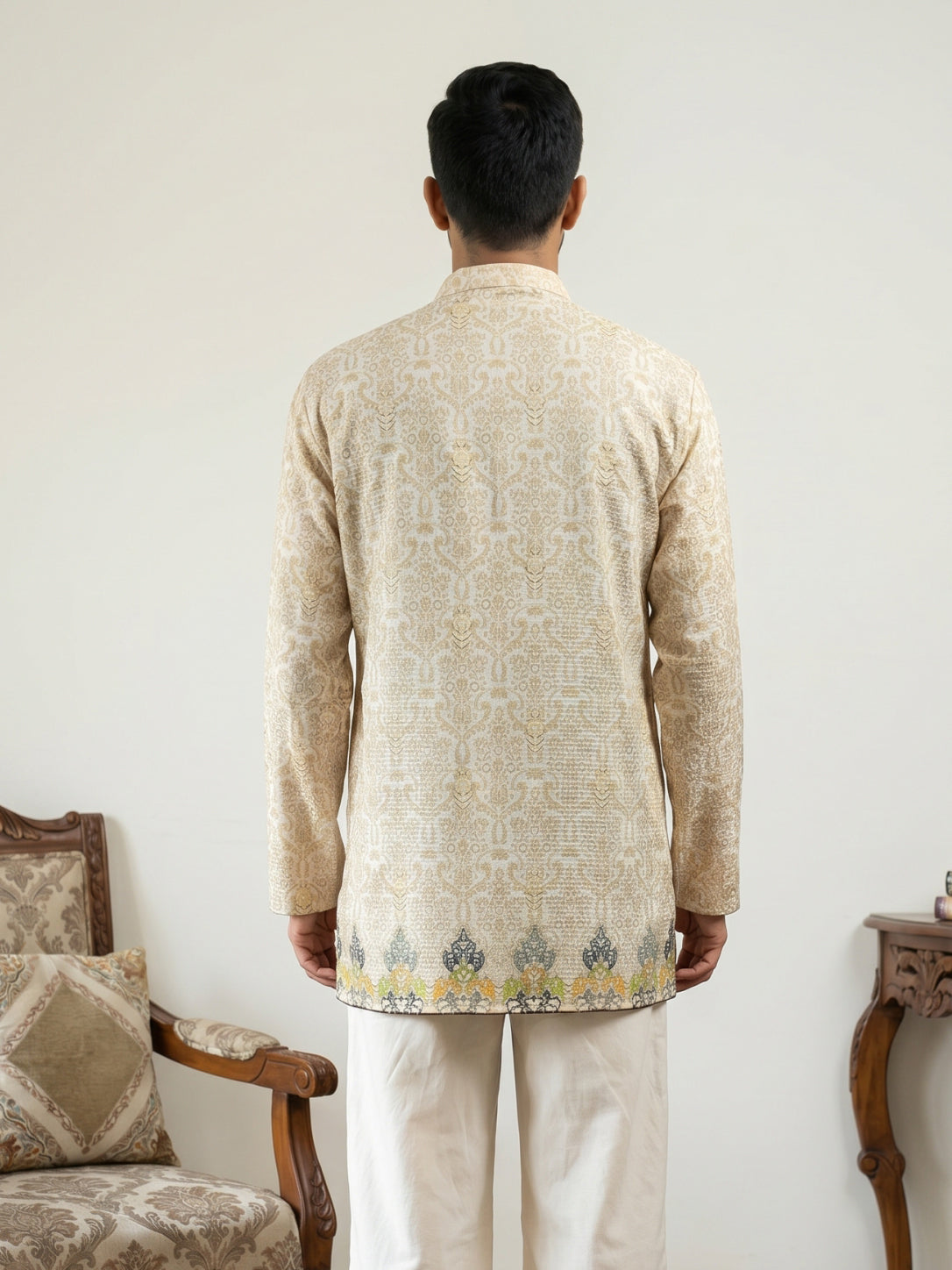 Men's Traditional Printed Kurtas