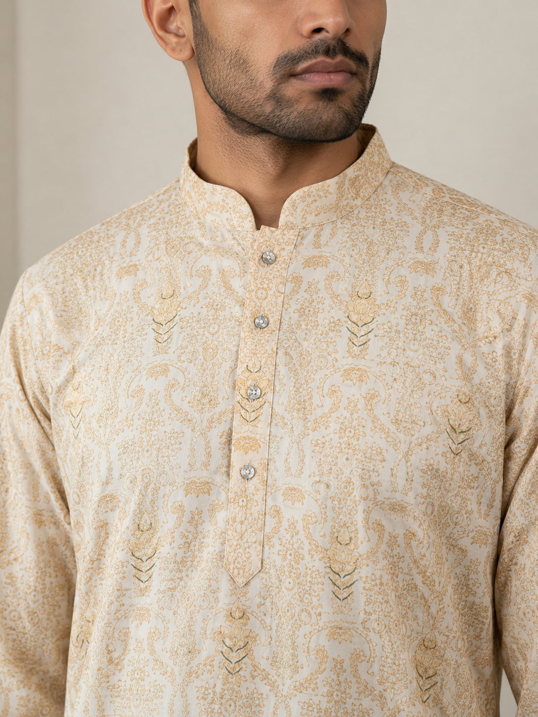 Men's Traditional Printed Kurtas