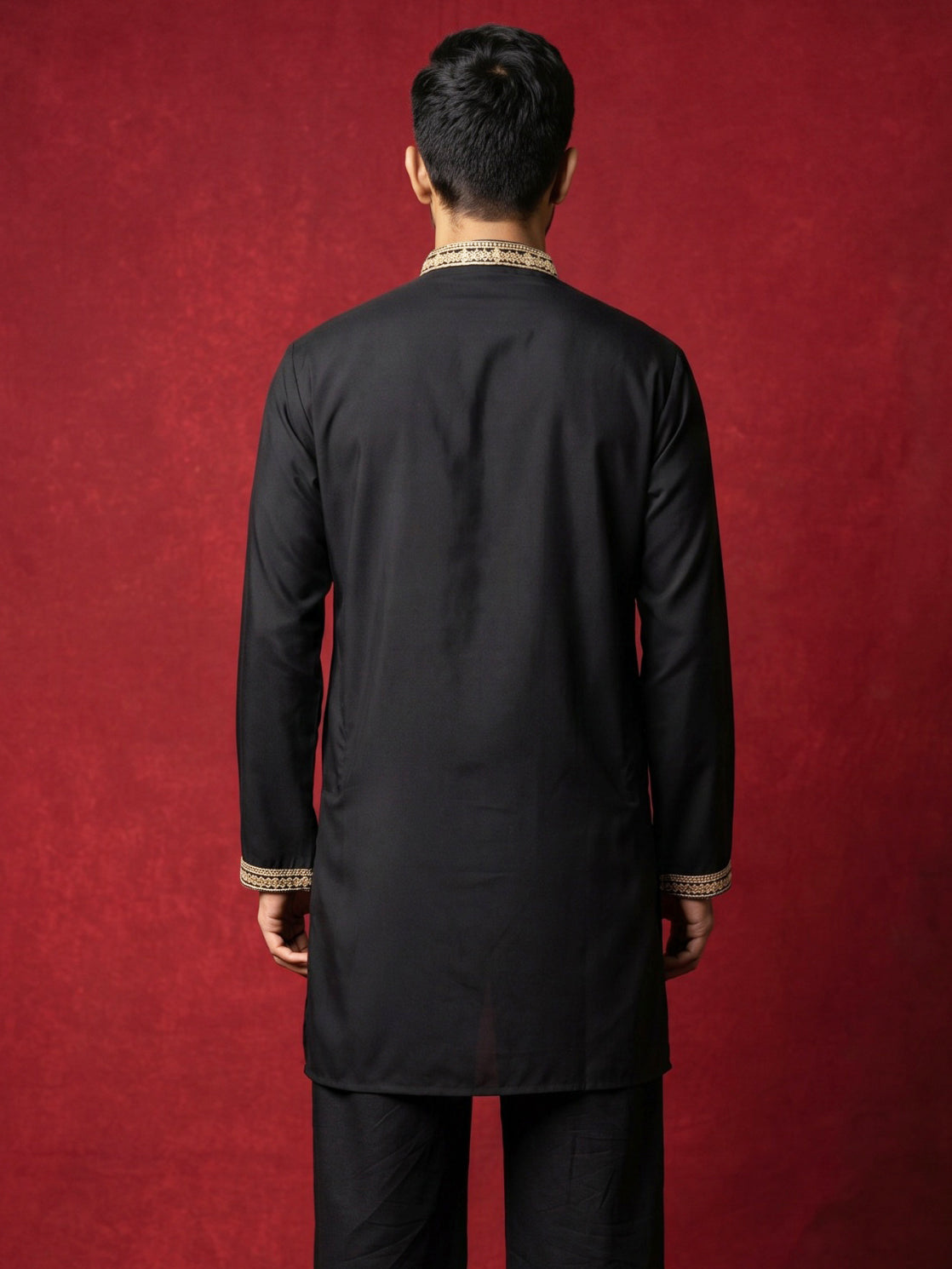 Japanese Fabric Embroidered Kurta for Men