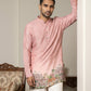 Men's Cotton Blend Ethnic Printed Kurta