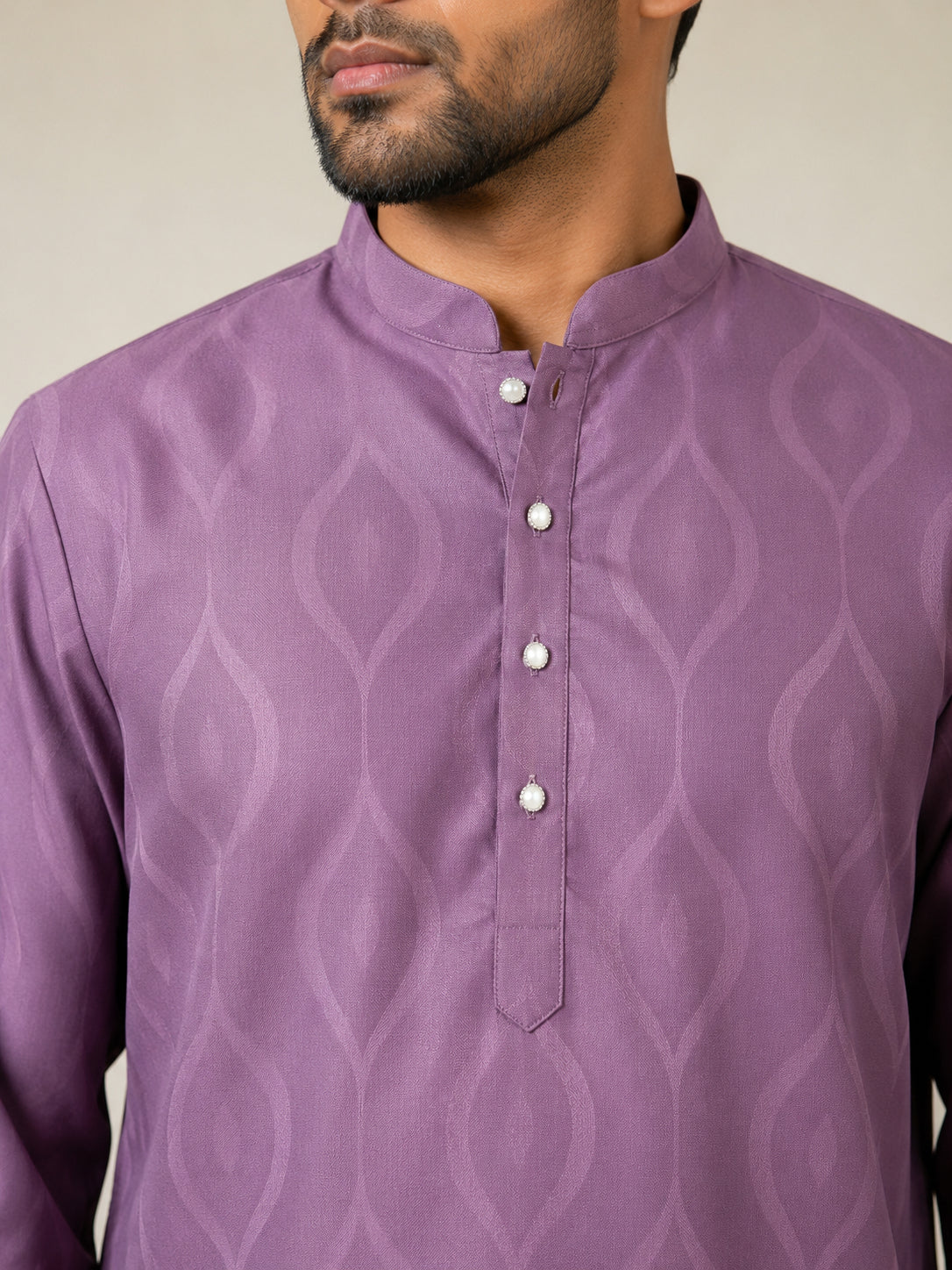 Men's Geometric Printed Kurta
