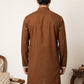 Ethnic Japanese Fabric Embroidered Kurta ( 65KO 5605Brown )