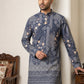 Traditional Cotton Blend Printed Kurta ( 65KO 5606Blue )