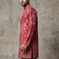 Traditional Cotton Blend Printed Kurta ( 65KO 5606Maroon )