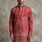Traditional Cotton Blend Printed Kurta ( 65KO 5606Maroon )