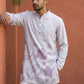 Cotton Blend Floral Printed Kurta ( 65KO 5607Purple )