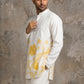 Cotton Blend Floral Printed Kurta ( 65KO 5607Yellow )