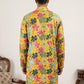 Silk Blend Designer Embroidered Kurta ( 65KO 5609Yellow )