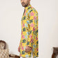 Silk Blend Designer Embroidered Kurta ( 65KO 5609Yellow )