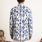 Men Cotton Blend Ikat Printed Kurta ( 65KO 5610Blue )