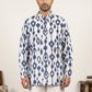Men Cotton Blend Ikat Printed Kurta ( 65KO 5610Blue )