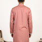 Cotton Blend Ethnic Embroidered Kurta ( 65KO 5611Pink )