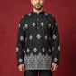 Cotton Blend Ethnic Printed Kurta ( 65KO 5614Black )