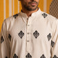 Cotton Blend Ethnic Printed Kurta ( 65KO 5614White )