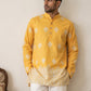 Cotton Blend Ethnic Printed Kurta ( 65KO 5614Yellow )