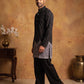 Printed Cotton Blend Kurta for Men ( 65KO 5622Black )