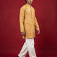 Printed Cotton Blend Kurta for Men ( 65KO 5624Mustard )