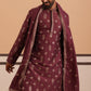 Silk Blend Embroidered Kurta ( 65KO D 5355 D 5355Maroon ) [FF] [E-5]
