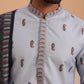 Paisley Print Kurta with Contrast Dupatta (65KO D 5374 Blue ) [FF] [1-3]