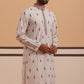 Paisley Print Kurta with Contrast Dupatta ( 65KO D 5374 D 5374Cream ) [FF] [1-3]