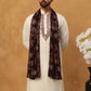 Traditional Silk Blend Kurta & Dupatta (65KO D 5433 White )