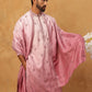 Embroidered Silk Blend Kurta with Dupatta (65KO D 5439 Pink ) [FF] [Q-7]