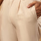 Silk Blend Embroidered Kurta Pyjama Waistcoat Set (65KPWCS 5437 Beige ) [FF] [ A3 & A2 ]
