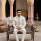 Cotton Blend Kurta Set with Designer Waistcoat ( 65KPWCS 5481White )