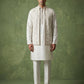 Silk Blend Embroidered Kurta Pyjama & Waistcoat Set